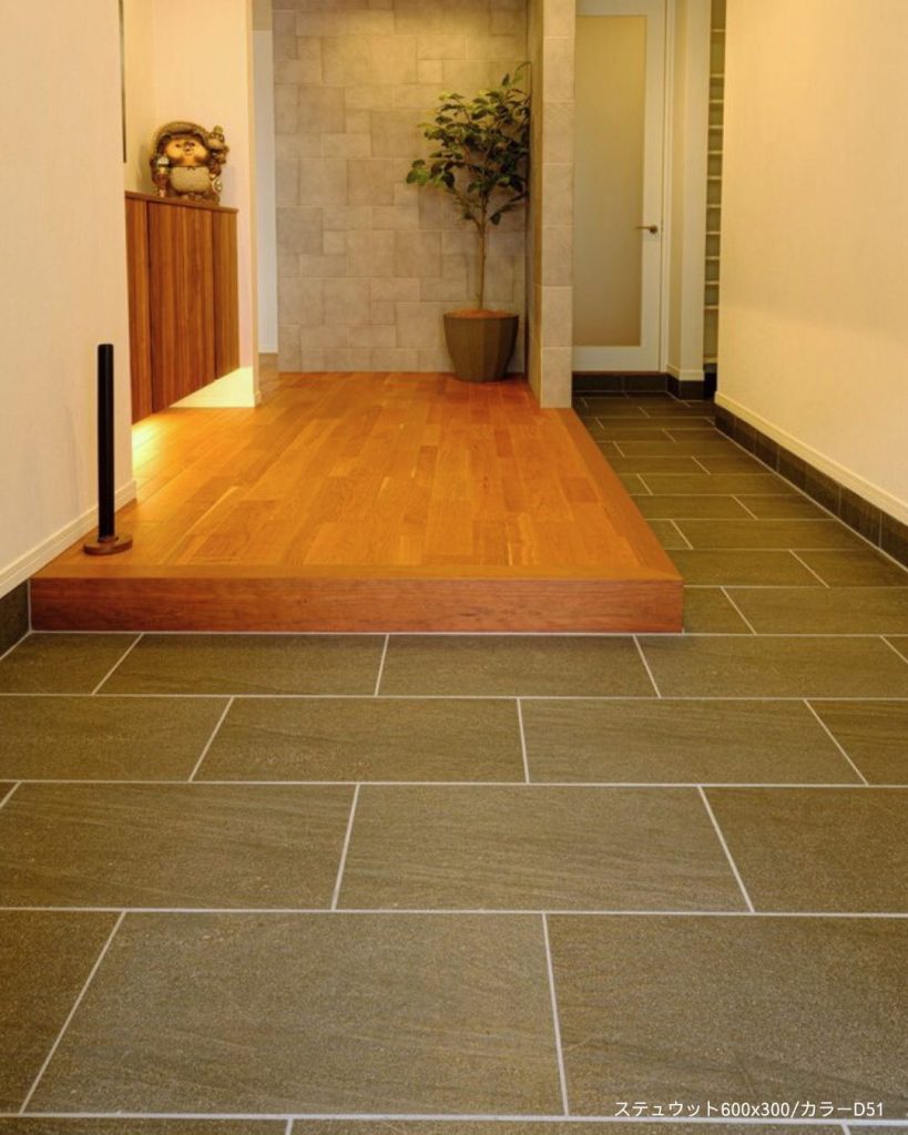 玄関土間のタイル