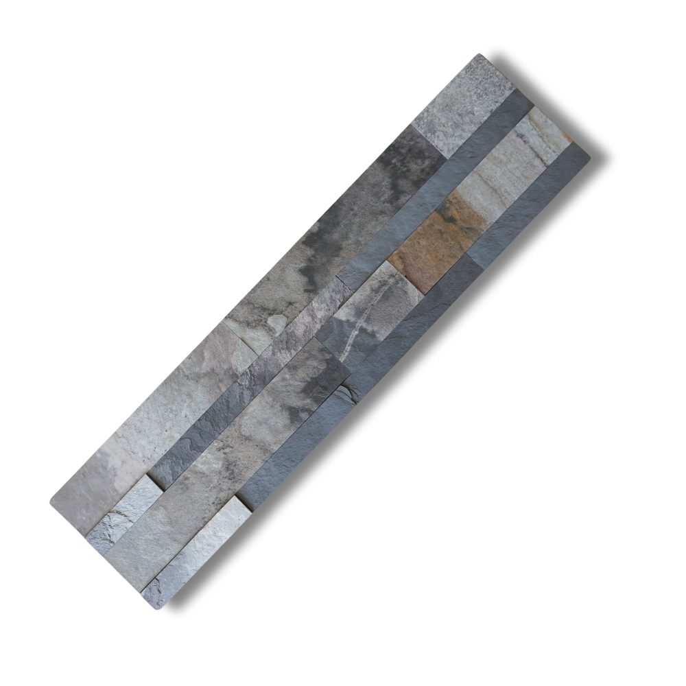 軽量で裏面がシールになっている天然石のレッジストーン。壁専用の天然石壁材。