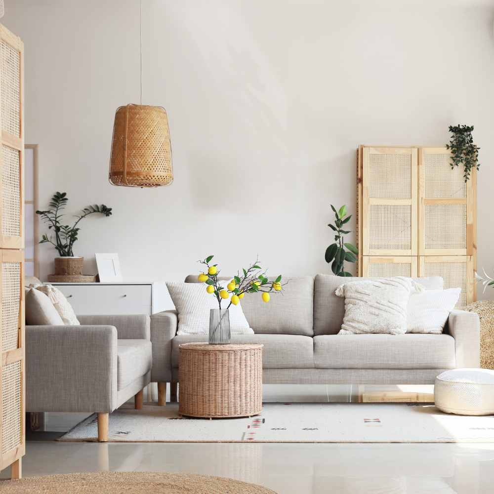 施工前のの白い壁。