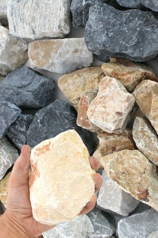 ロックガーデンに最適な大きな石