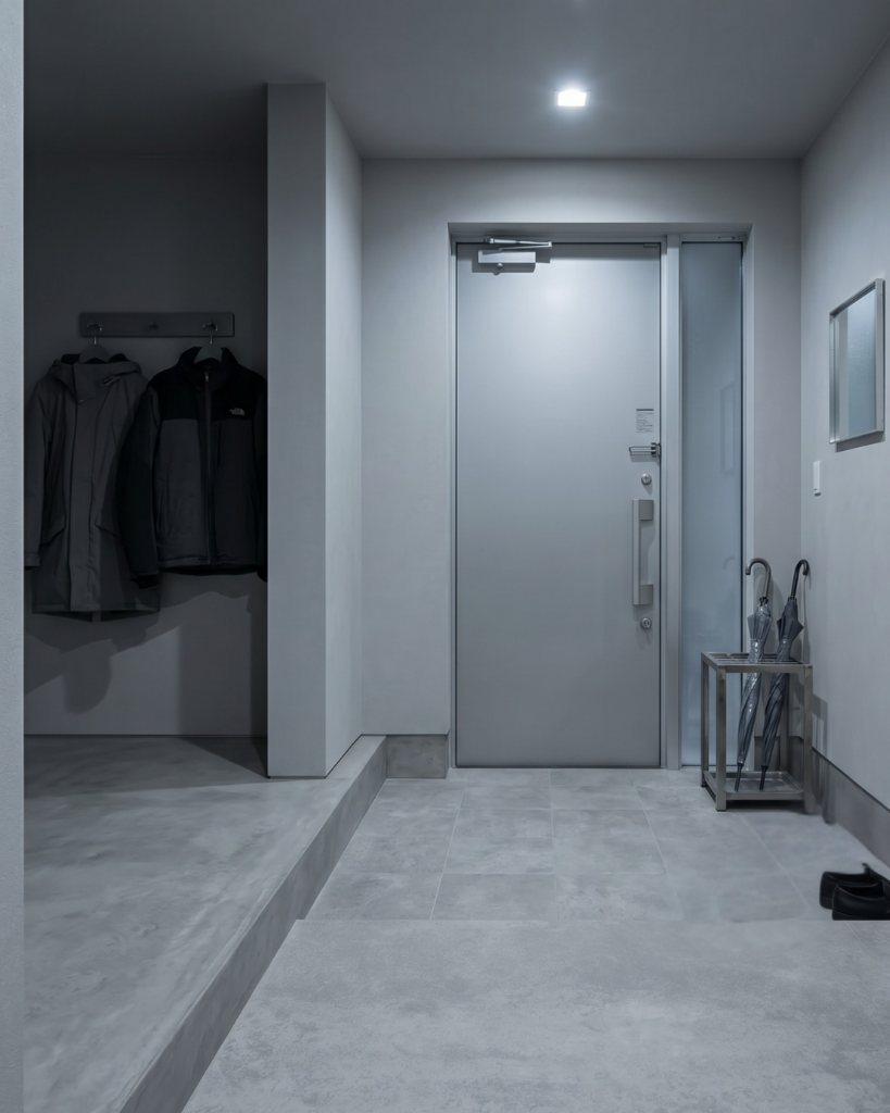 冷たい印象の摺るグレータイル