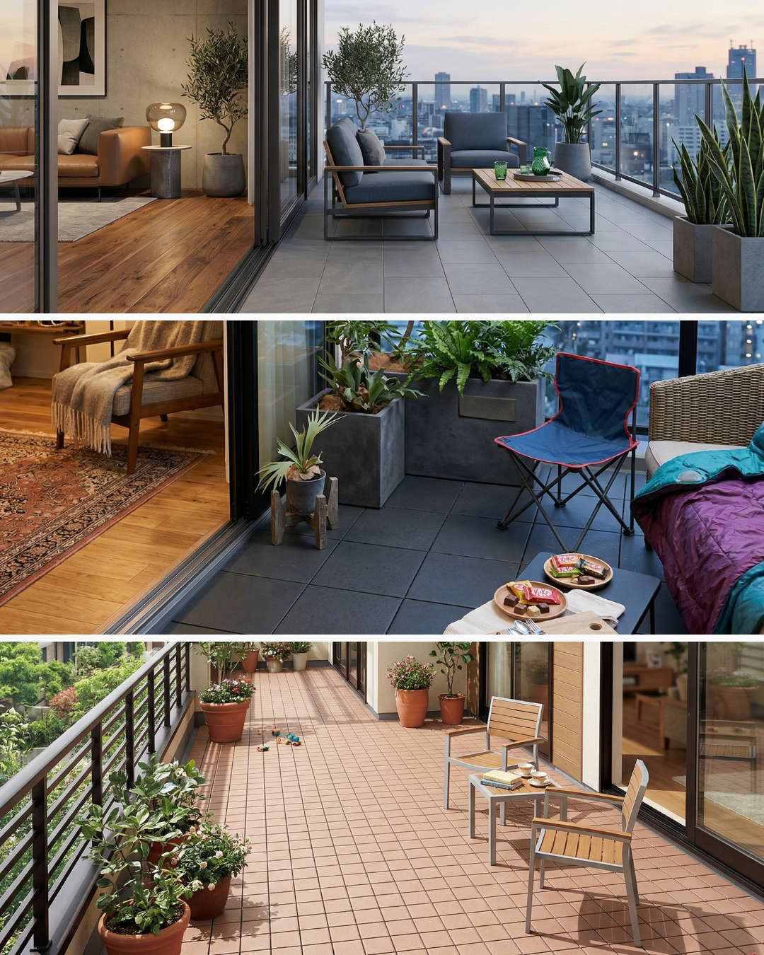 それぞれ印象が異なるセラコアのジョイントタイル