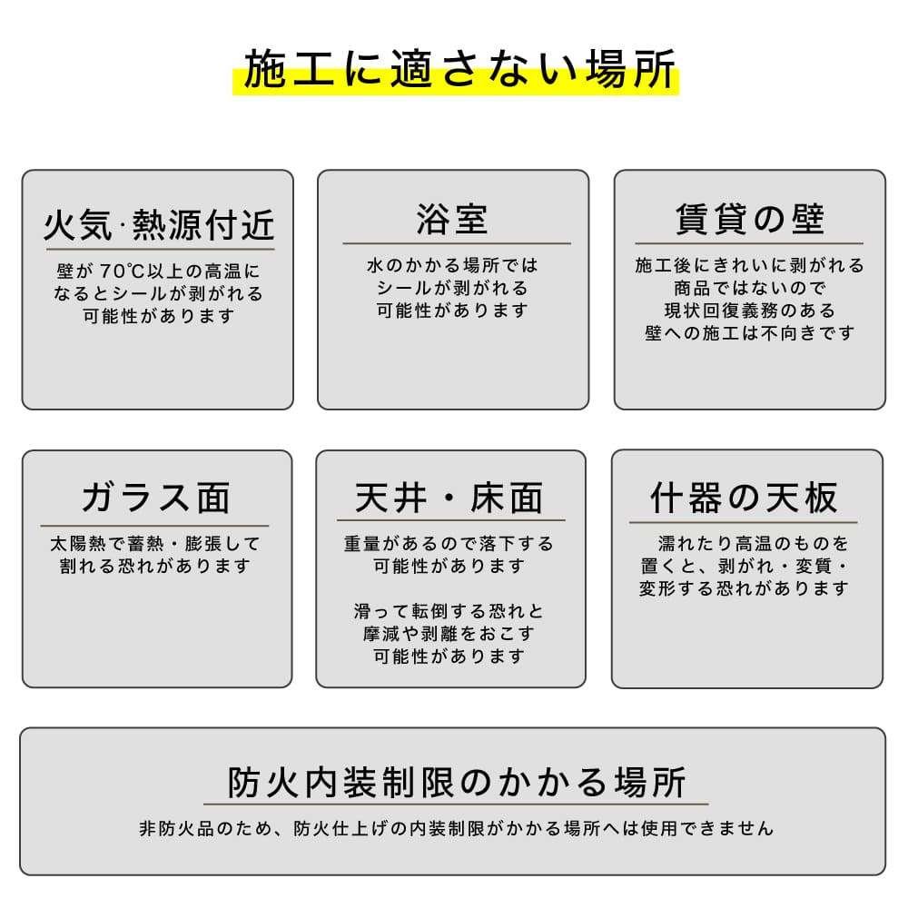 ガラスモザイクタイルシールが張れない下地