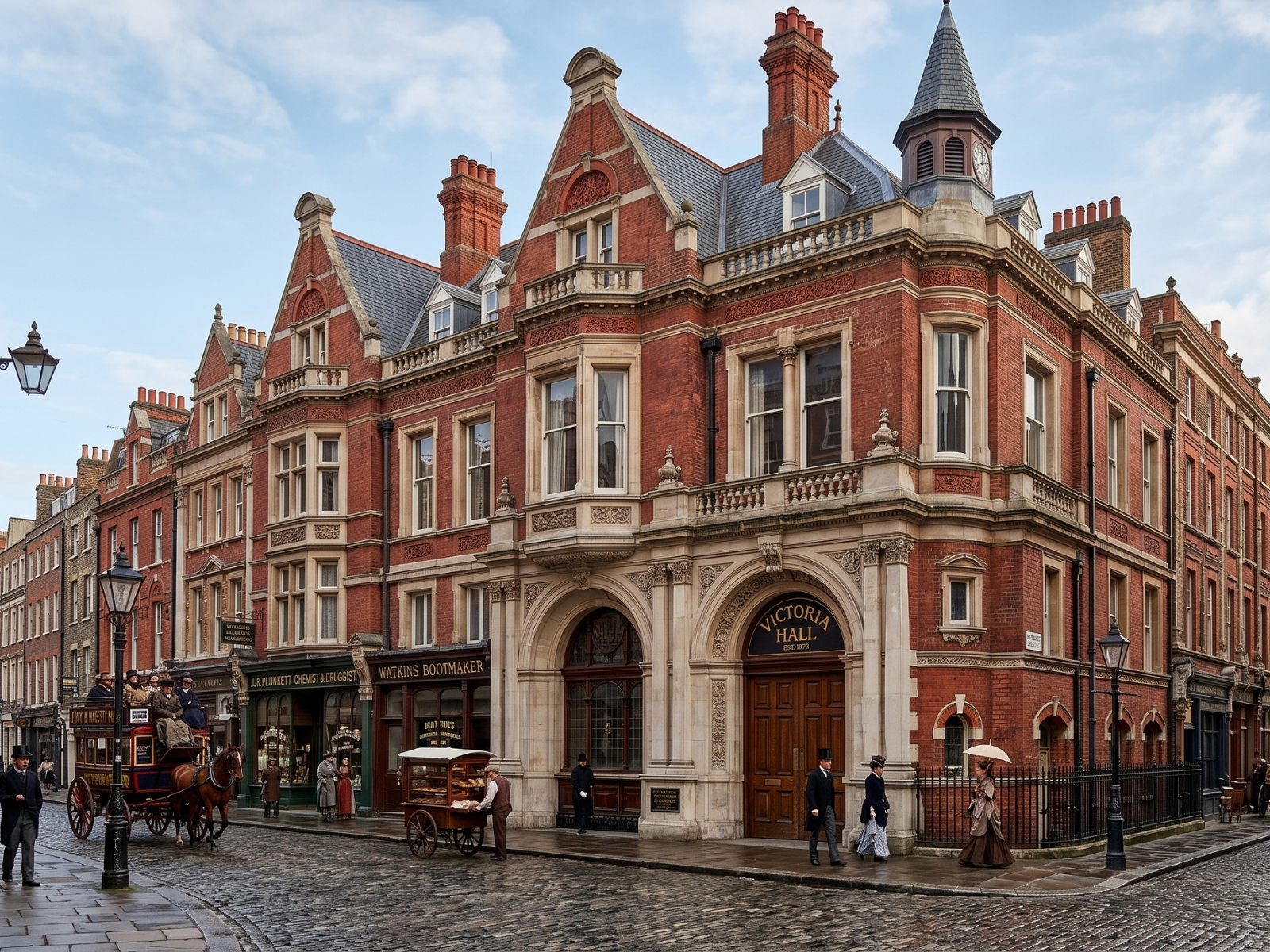 イギリスを代表する築100年以上たつレンガの建築物