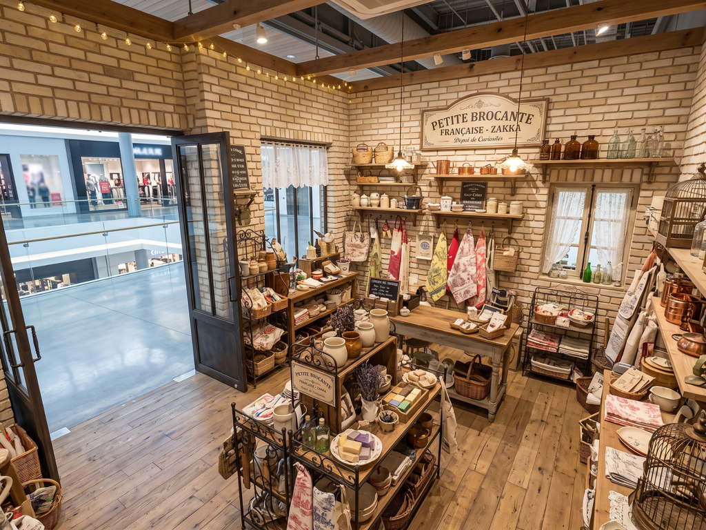 ナチュラルな店舗のインテリアデザイン