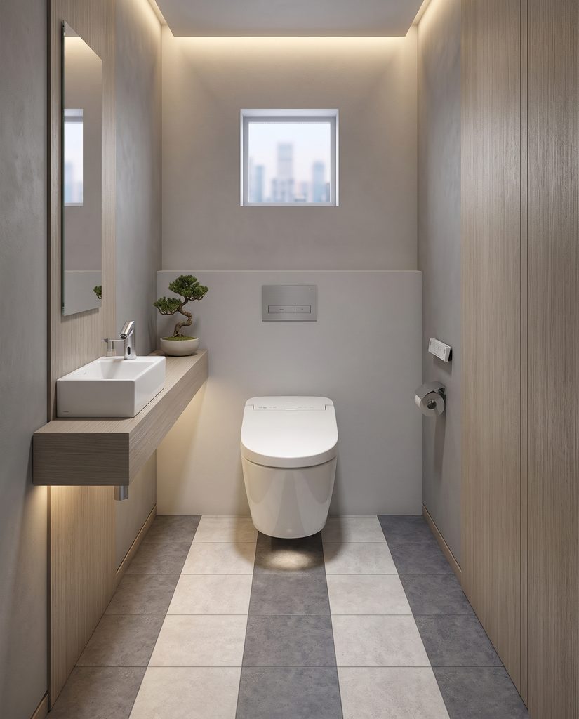 おしゃれなクリニックのトイレデザイン