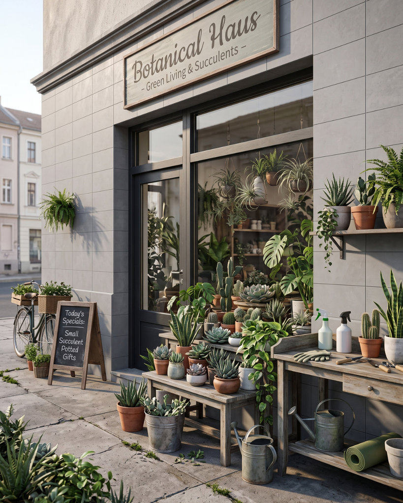 スタイリッシュな店舗のファサード